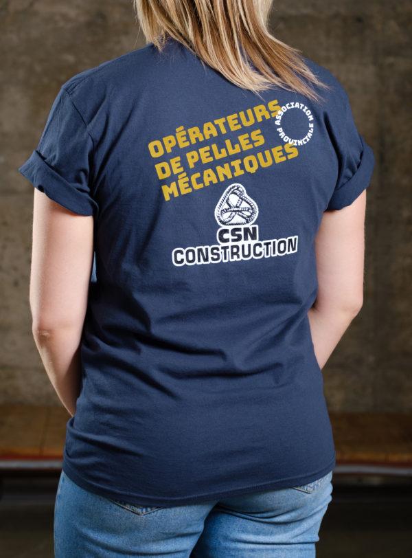 T-Shirt CSN Construction - OPÉRATEURS DE PELLES MÉCANIQUES